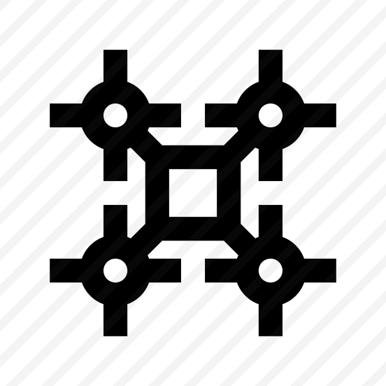 Drone Two Icon Symbol Vector preview
