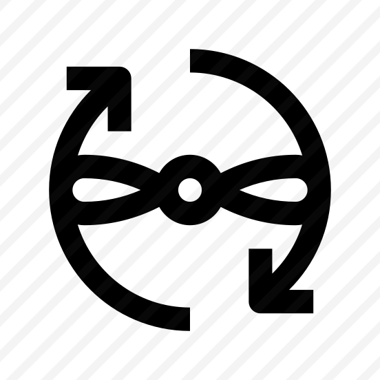 Propeller Rotation Icon Symbol Vector preview
