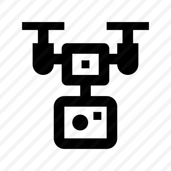 Quadcopter Drone Copter Robot Camera Video Recording One Line preview