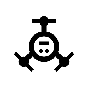 Quadcopter Drone Copter Robot Remote Ten Line icon