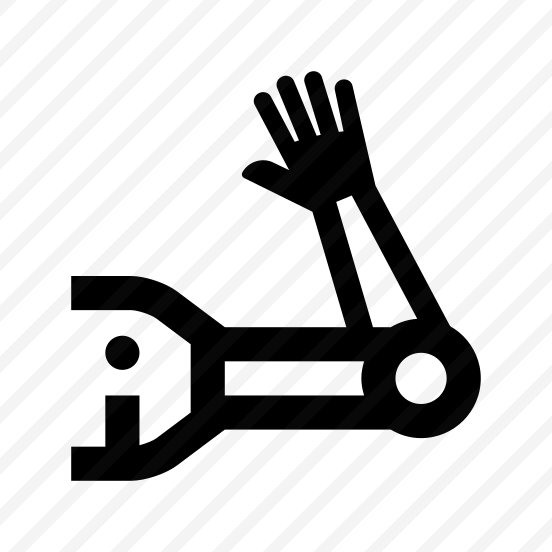 Cyborg Robot Hand Mechanism Icon preview