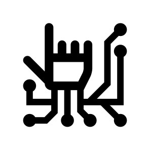 Cyborg Robot Hand Neurons Two icon