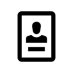 Badge Pass Icon Symbol Vector icon