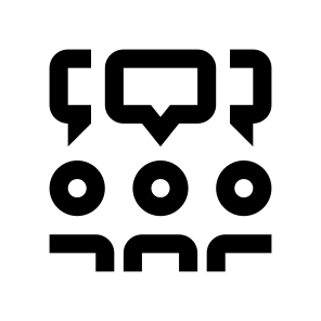 Conference Discussion Message Report People Collective Two icon