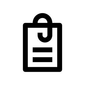 File Document Paper Clip Attach icon