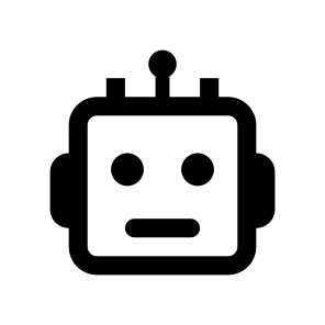Bot Chatbot Robot Avatar Face Line Eight icon