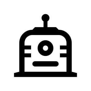 Bot Chatbot Robot Avatar Face Line Five icon