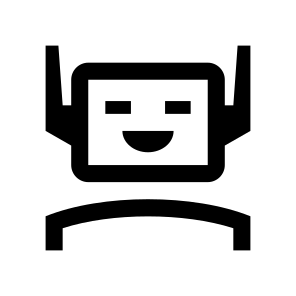 Bot Chatbot Robot Avatar Face Line Nine icon