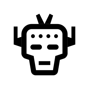 Bot Chatbot Robot Avatar Face Line One icon