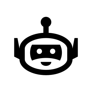 Bot Chatbot Robot Avatar Face Line One Two icon