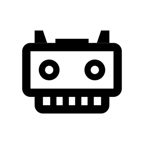 Bot Chatbot Robot Avatar Face Line Three icon