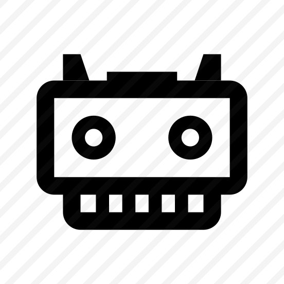 Bot Chatbot Robot Avatar Face Line Three preview