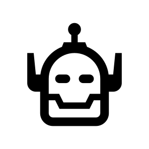 Bot Chatbot Robot Avatar Face Line Two icon
