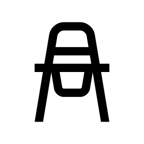 Chair Feeding Icon Symbol Vector icon