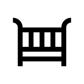Cradle Crib Baby Icon Symbol icon