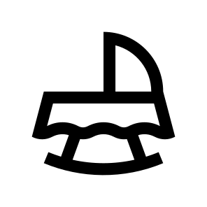 Cradle Crib Baby Newborn Icon icon