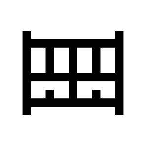 Cradle Crib Drawers Baby Icon icon