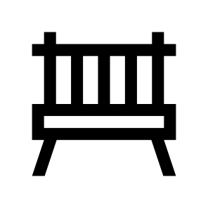 Furniture Baby Cot Crib Cradle Five icon