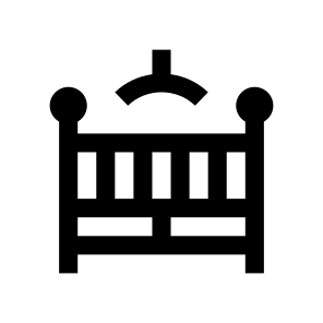 Furniture Baby Cot Crib Cradle Four icon