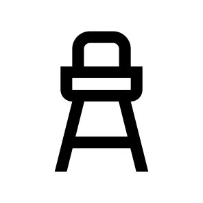Furniture Baby High Chair Two icon