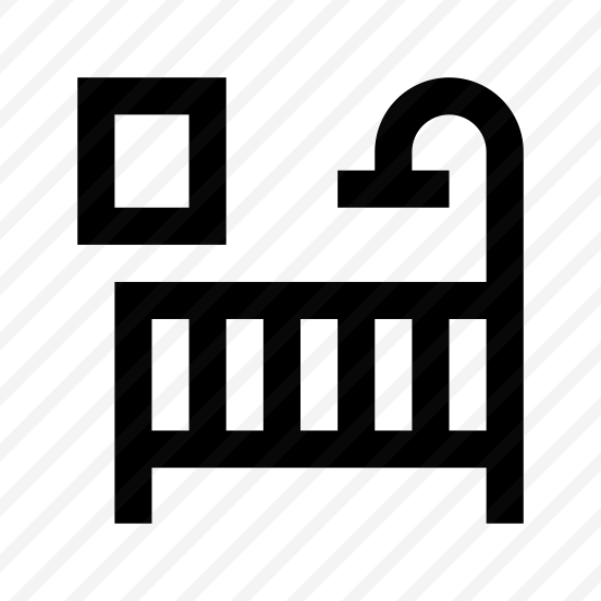 Furniture Nursery Cradle Icon Symbol preview