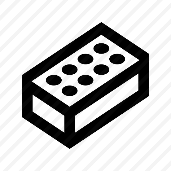 Brick Construction Icon Symbol Vector preview