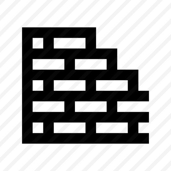 Bricks Wall Construction Two Icon preview