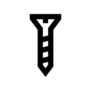 Fastener Screw Icon Symbol Vector icon