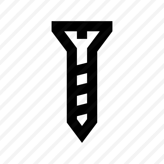 Fastener Screw Icon Symbol Vector preview
