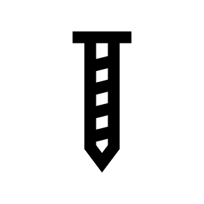 Fastener Screw Two Icon Symbol icon