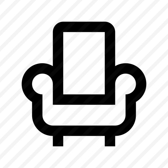 Armchair Icon Symbol Vector Ui preview