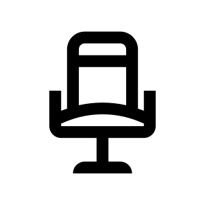 Armchair Two Icon Symbol Vector icon