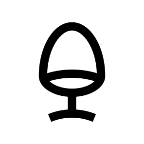 Armchair Zero Two Icon Symbol icon