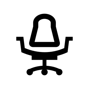 Chair Armchair Eight Line Icon icon