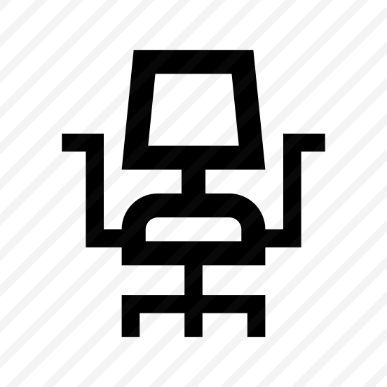 Chair Armchair Five Line Icon preview