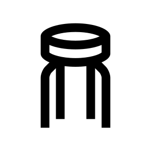 Chair Armchair Fourteen Line Icon icon