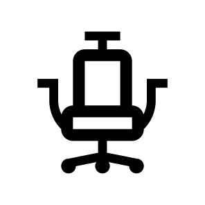 Chair Armchair Seven Line Icon icon