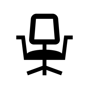 Chair Armchair Six Line Icon icon