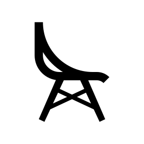 Chair Armchair Sixteen Line Icon icon