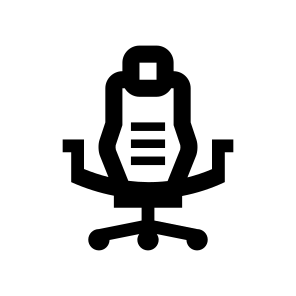 Chair Armchair Ten Line Icon icon