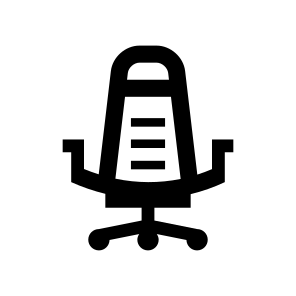 Chair Armchair Twelve Line Icon icon