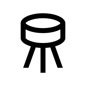 Chair Three Legged Tripod Furniture icon