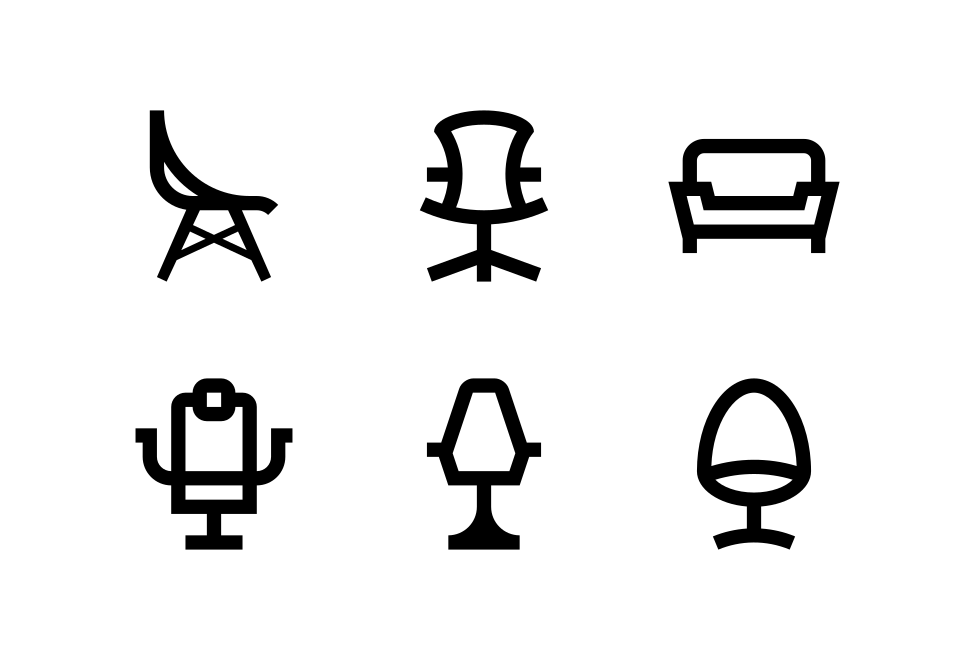 Chairs Large Set Preview