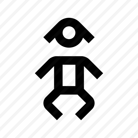 Baby Child Girl Icon Symbol preview
