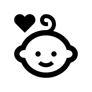 Baby Child Kid Newborn Love Line icon