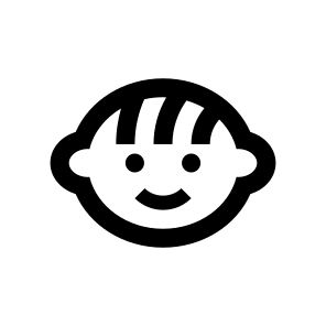 Baby Child Kid Newborn Three Line icon