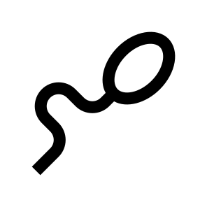Sperm Icon Symbol Vector Ui icon
