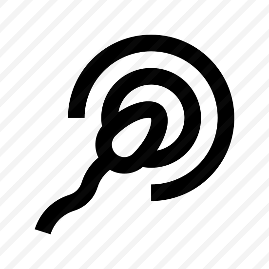 Sperm Ovum Fertilization Icon Symbol preview