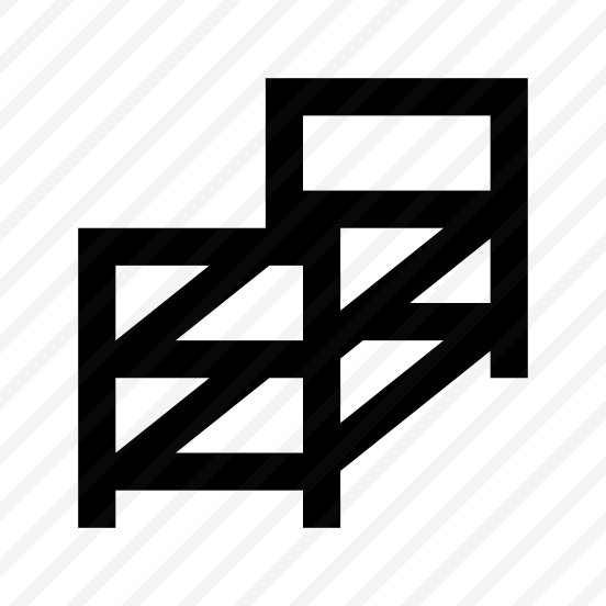 Bed Bunk Furniture Icon Symbol preview