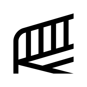 Bed Frame Sleep Rest Two Line icon